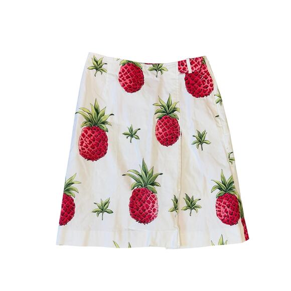 Talbots Dresses & Skirts - Talbots Pineapple Print Mini Skirt US Women's 4